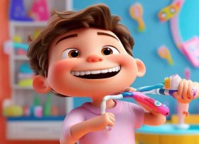 儿童刷牙的正确方法视频 - 儿童刷牙的正确方法动画