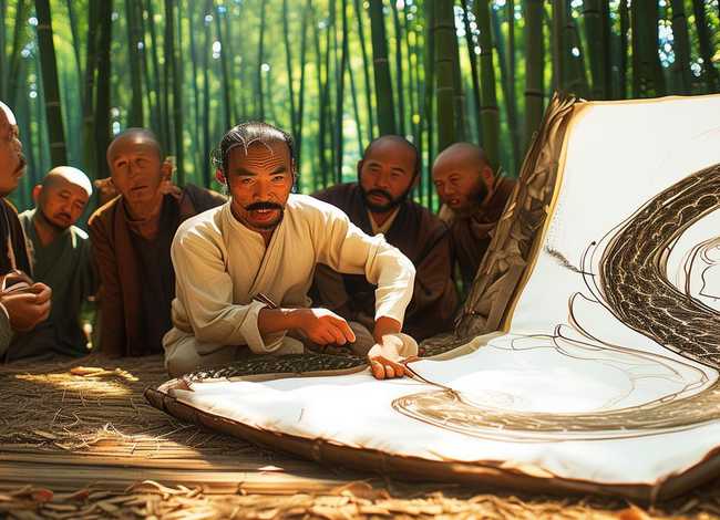 成语故事画蛇添足图片 - 成语故事画蛇添足故事内容带字图片