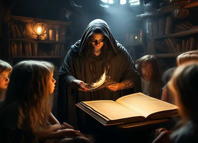 儿童故事大全神秘的老师；神秘的老师读后感