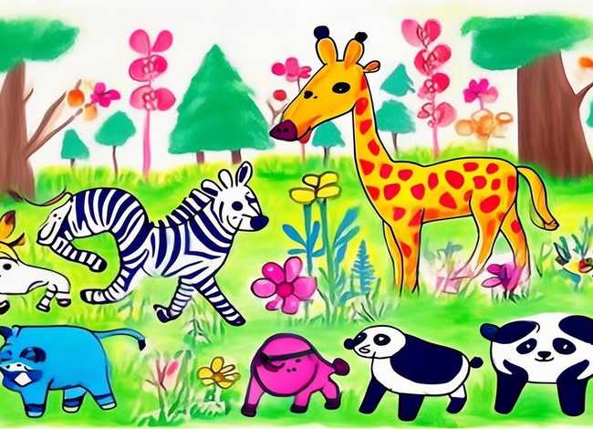 儿童动物绘画绘本、儿童动物绘画绘本图片