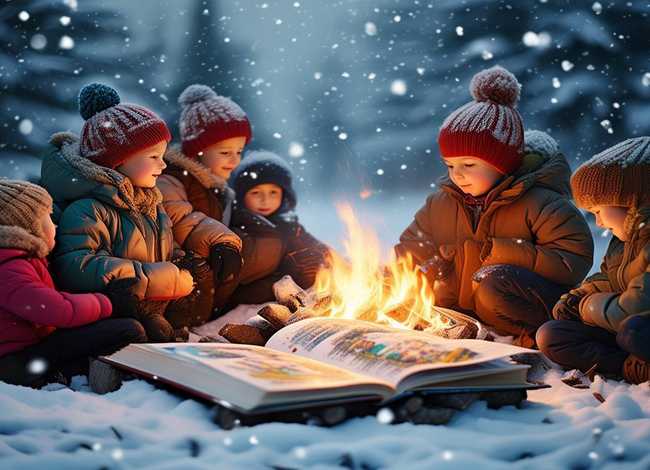 冬天的约定儿童故事、幼儿故事冬天的约定