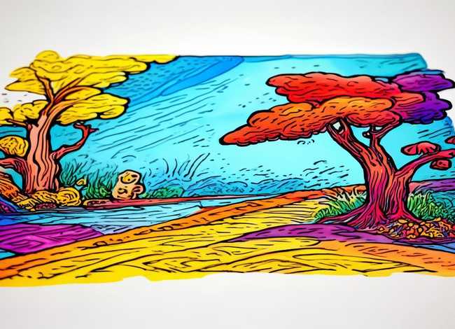 故事画简笔画彩色（故事画简笔画彩色怎么画）