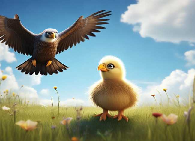 小鸡的故事完整版、老鹰和小鸡的故事完整版 小鸡的故事完整版、老鹰和小鸡的故事完整版