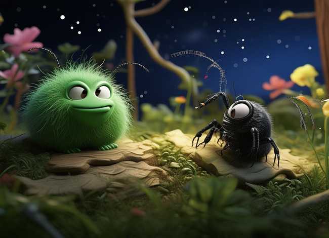 儿童睡前故事毛毛虫蜘蛛（蜘蛛和毛毛虫的故事）