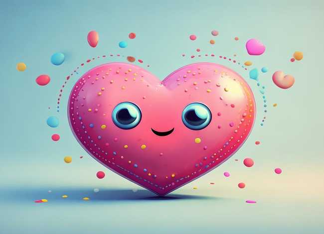 心字儿童卡通简笔画；心字儿童卡通简笔画图片