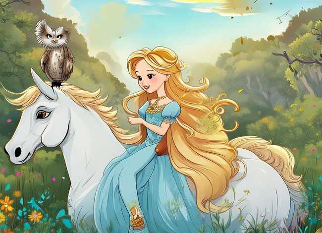 公主儿童故事插画（公主少儿故事）