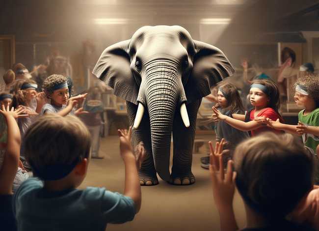 儿童成语视频故事盲人摸象 - 成语盲人摸象的故事视频