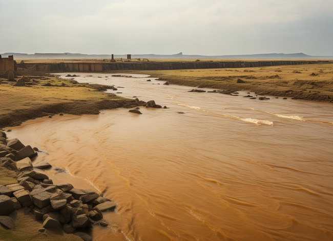关于黄河的故事；关于黄河的故事和古战场