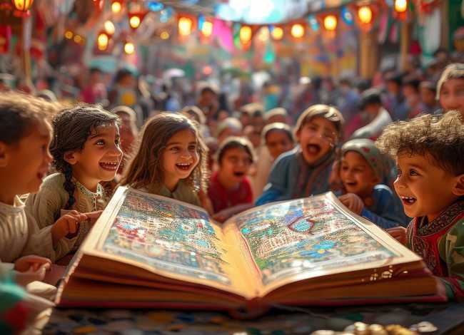 伊朗儿童故事书、伊朗儿童节