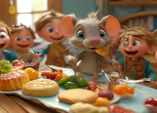 老鼠美食幼儿故事；老鼠美食幼儿故事大全