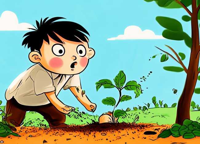 拔苗助长故事配图绘本、拔苗助长故事绘本完整图片10张 拔苗助长故事配图绘本、拔苗助长故事绘本完整图片10张