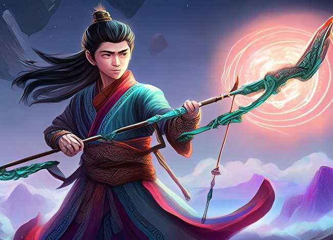 神话故事连环画四年级 神话故事连环画四年级,后羿怎么画