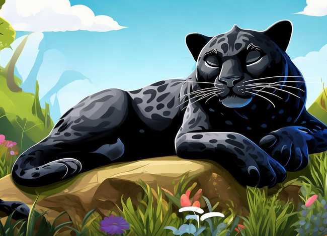 豹子的绘本故事、关于豹子的绘本故事