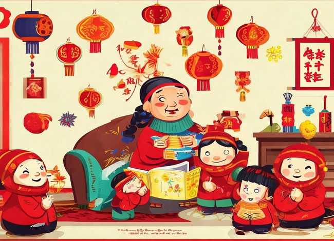 我家的春节绘本故事 - 我家的春节绘本故事内容 我家的春节绘本故事 - 我家的春节绘本故事内容