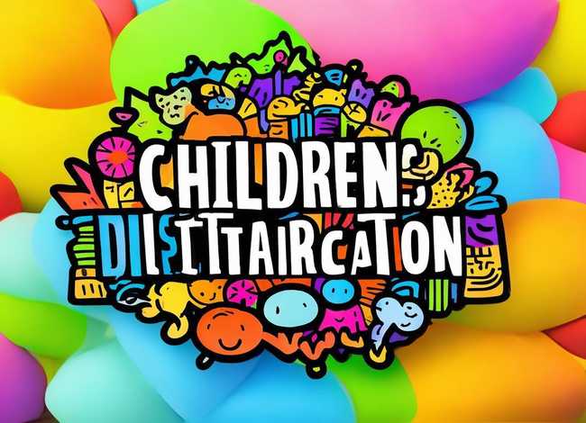 儿童插画logo；儿童插画线稿