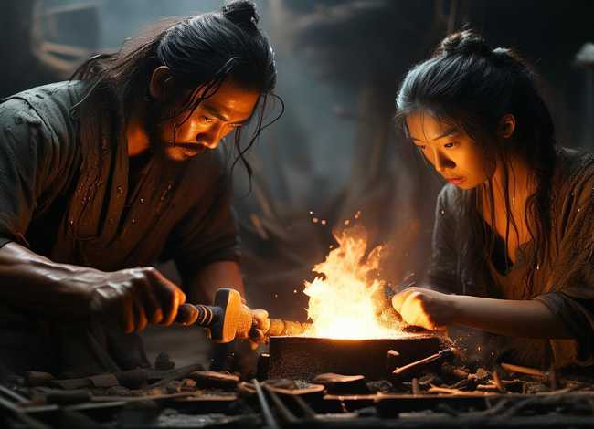 干将莫邪的故事图片，干将莫邪的故事图片大全