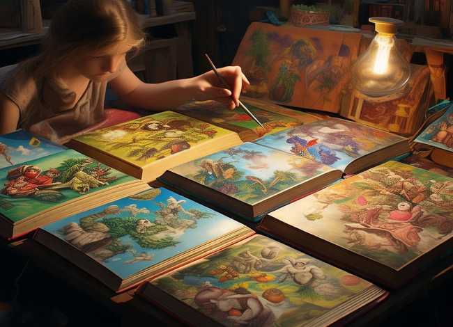 英文绘画故事；英文绘画故事书怎么画