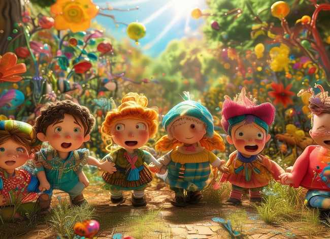 四年级儿童童话故事情节简笔画 - 四年级故事绘画