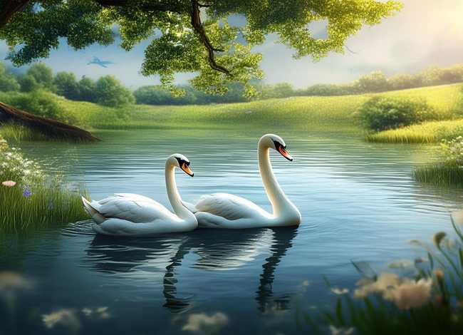 天鹅的故事绘本；天鹅的故事绘本图片