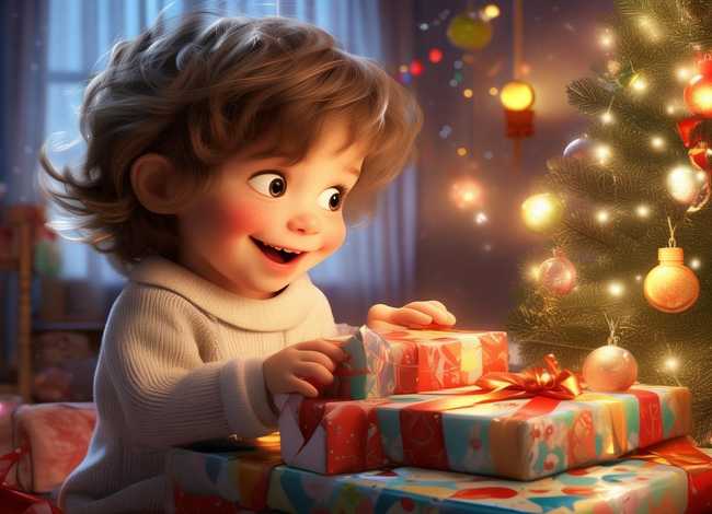 儿童故事新年礼物；新年礼物幼儿故事