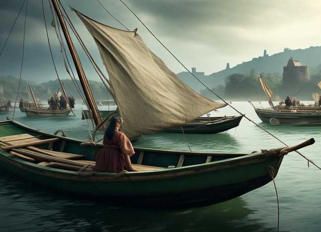 草船借箭故事ppt，草船借箭故事配图