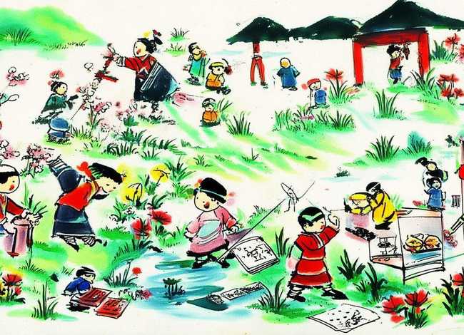 儿童国画作品图片欣赏，儿童国画作品图片欣赏大全