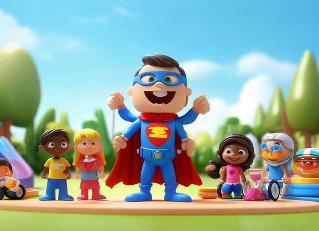 儿童安全保护漫画故事书 - 保护儿童安全的画