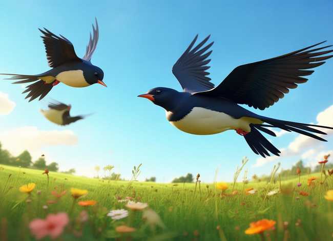 三只燕子儿童故事试听（三只燕子的故事）