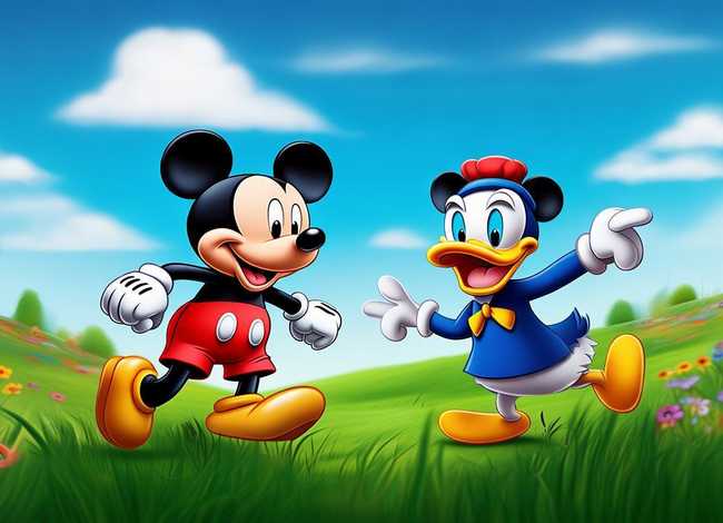 英语故事动画片 - 英语故事动画片米老鼠和唐老鸭