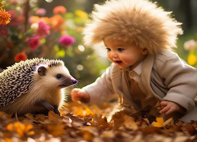 刺猬儿童摄影 刺猬儿童摄影图片