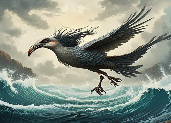 中国神话故事绘本怎么画精卫填海 - 中国神话故事绘本怎么画精卫填海图片