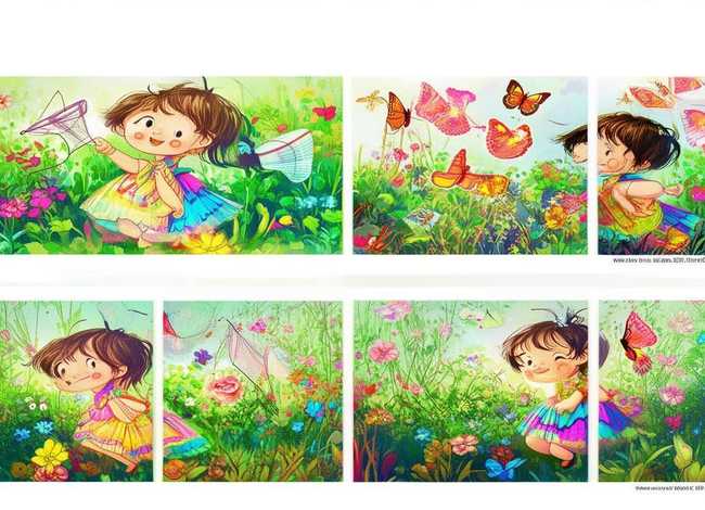 儿童四格故事绘画，幼儿园四格画故事