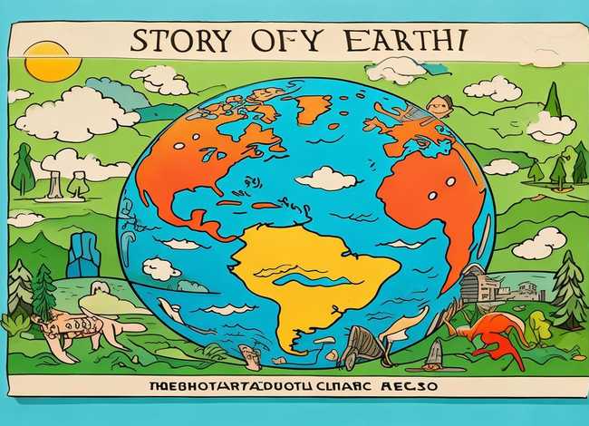 地球的故事手抄报，地球的故事手抄报简单又好画