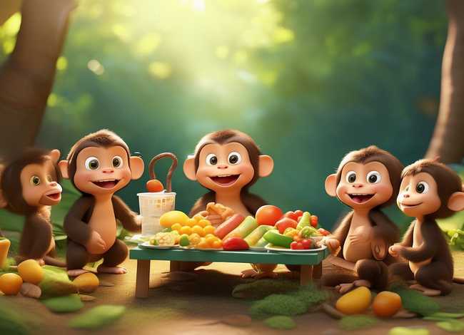 幼儿园小班的故事；幼儿园小班的故事《小猴请客》