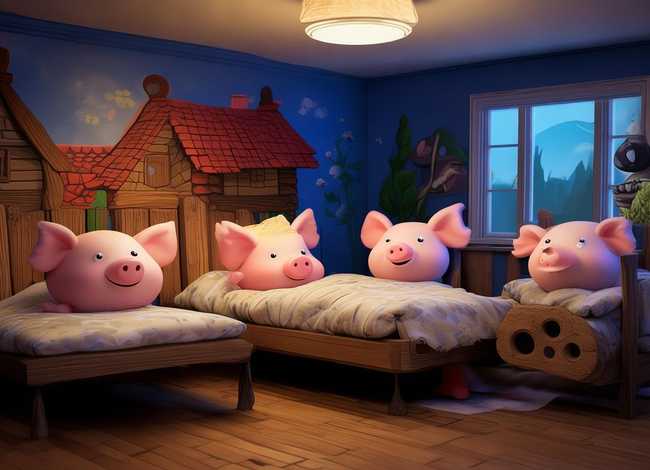 儿童睡前故事三只小猪盖房子音频（三只小猪盖房子的故事睡前故事）