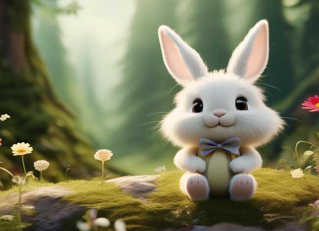 儿童故事 懂礼貌的小兔（懂礼貌的小兔故事图片 绘本）