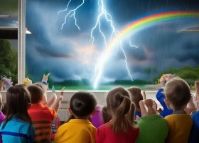 幼儿园打雷下雨故事（幼儿园打雷下雨故事大全）