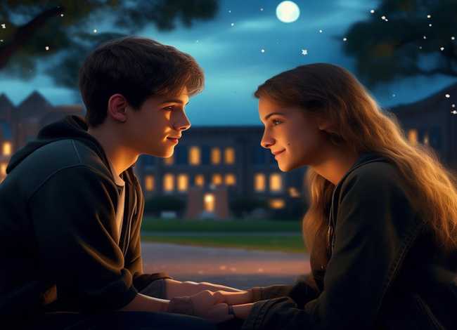 睡前故事青春校园爱情、校园青春恋爱的睡前故事