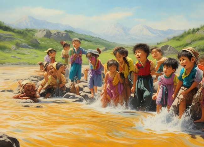 黄河的儿童故事；幼儿故事黄河的传说