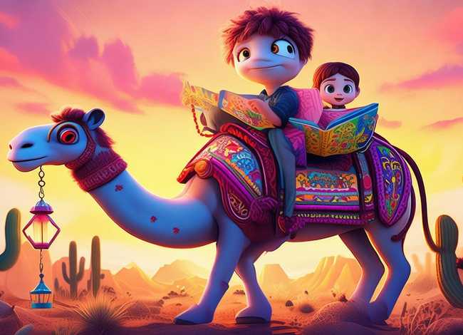 关于骆驼的童话故事；关于骆驼的绘本故事