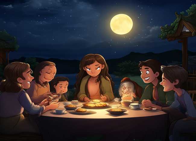 中秋节来历简短小故事 中秋节来历简短小故事50字