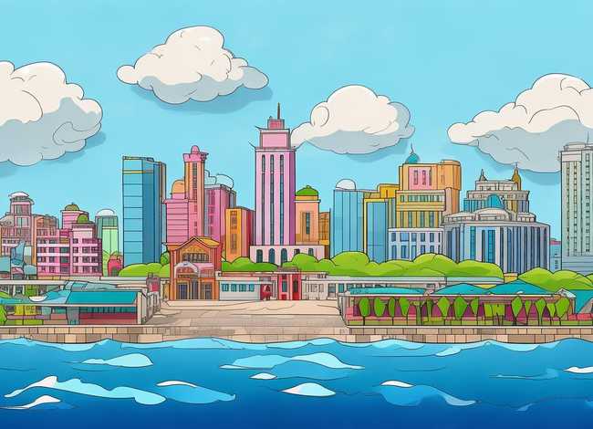 儿童手绘青岛图片 - 儿童手绘青岛图片高清