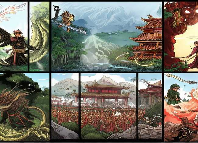 神话故事连环画6幅绘本（神话故事连环画6幅绘本怎么画）