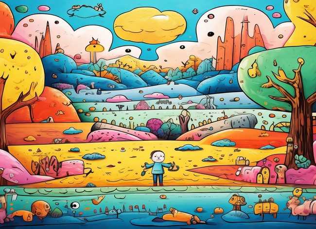 儿童创意绘画小故事；幼儿创意故事绘画简笔画