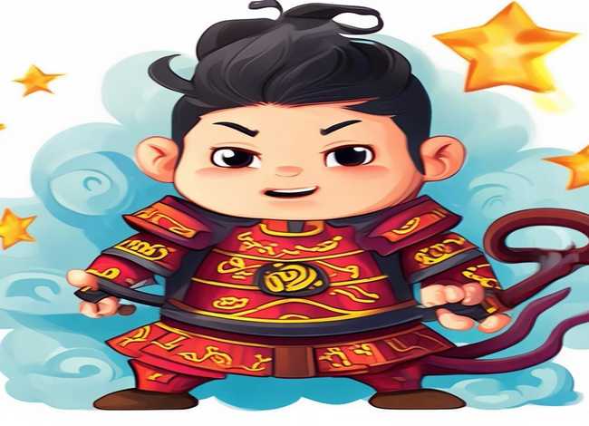 儿童涂绘哪吒；儿童涂绘哪吒怎么画