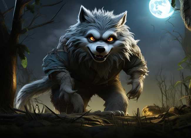 狼,故事、倒霉的大灰狼故事