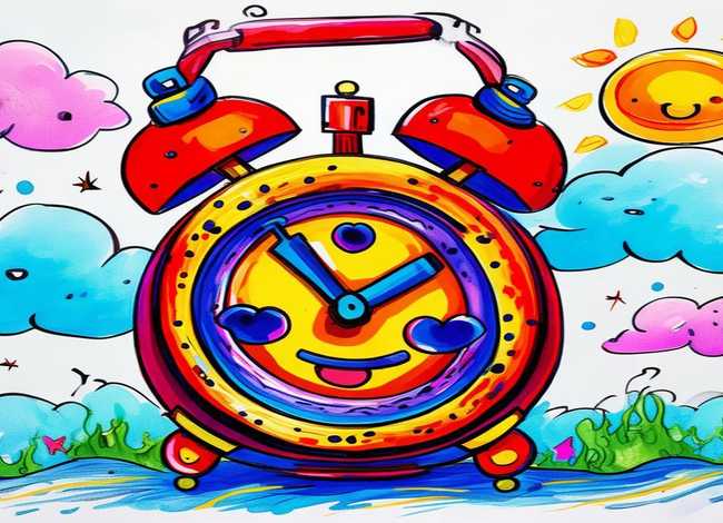 闹钟儿童简笔画(儿童画闹钟简笔画) 闹钟儿童简笔画(儿童画闹钟简笔画)