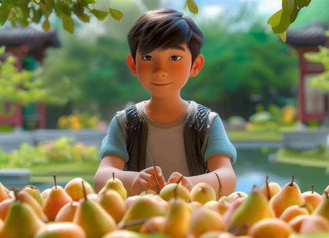 中华美德故事动画片，中华美德故事动画片-孔融分梨