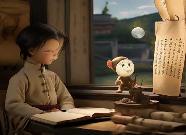 中国古代寓言故事小学生，中国古代寓言故事小学生猴子捞月读书笔记