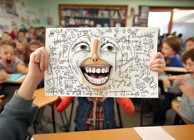 数学搞笑故事、数学搞笑故事手抄报图片